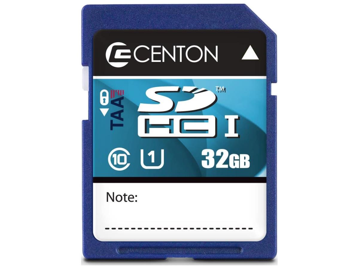 Centon 32GB TAA Compliant SDHC Card UHS-I High-Speed Storage