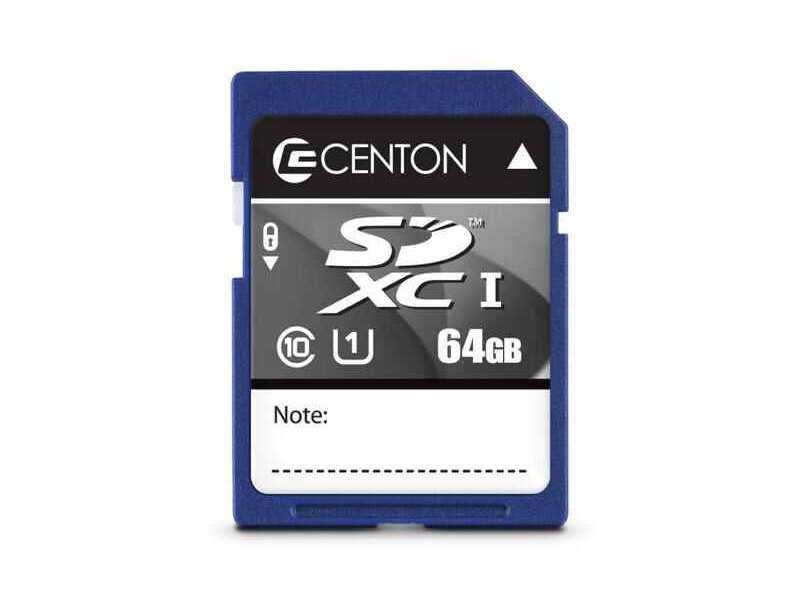 Centon 64GB SDXC UHS-I U1 Memory Card Fast Reliable Storage