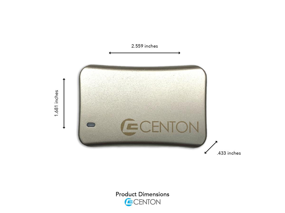 Centon 960GB External SSD SATA III M.2 2242 USB 3.2 Gen 2 for Professionals