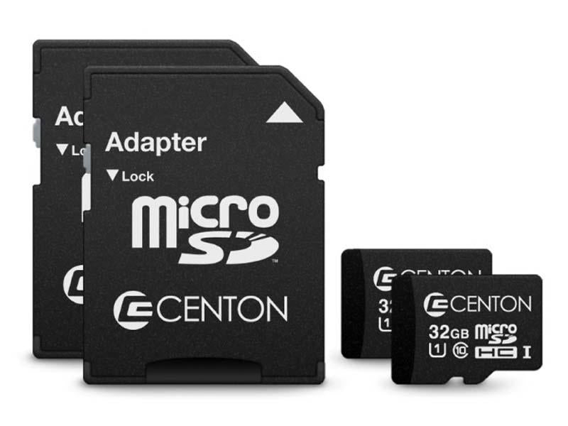 Centon MP Essential 32GB MicroSDHC UHS-I 2-Pack for Smartphones & Tablets