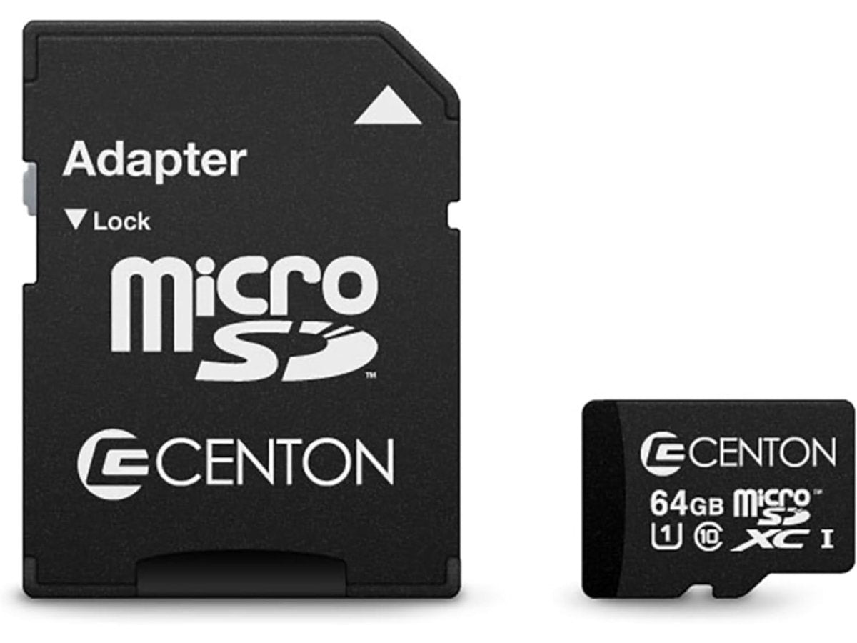 Centon MP Essential 64GB Micro SDXC Card 5-Pack UHS-I with Adapter