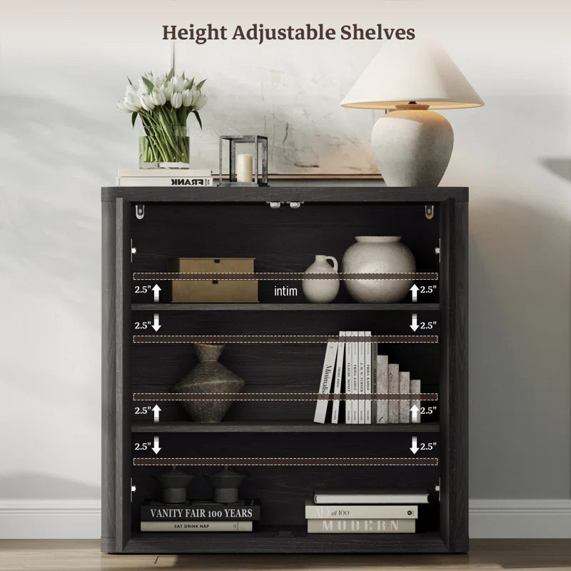 Cesiro 34.6 Inch Buffet Sideboard With Adjustable Shelves