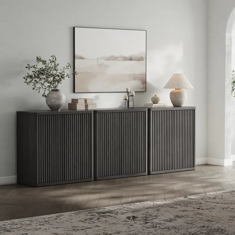 Cesiro 34.6 Inch Buffet Sideboard With Adjustable Shelves