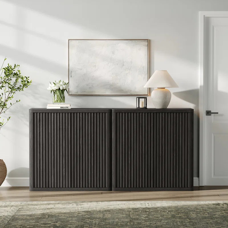 Cesiro 34.6 Inch Buffet Sideboard With Adjustable Shelves