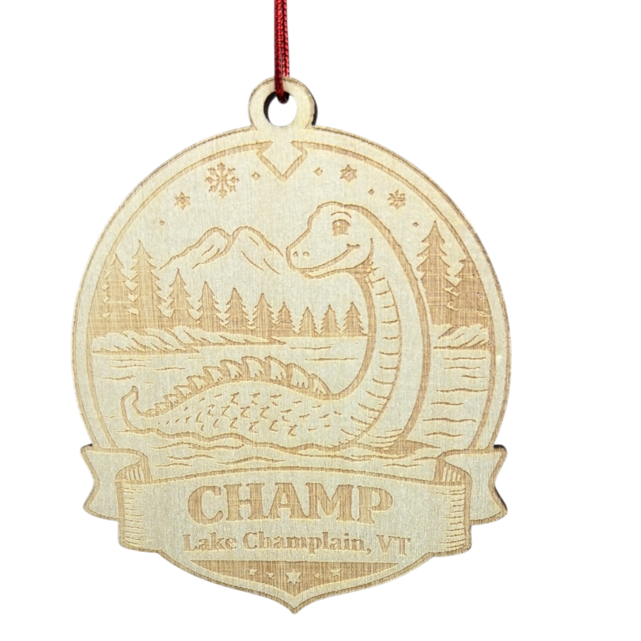 Champ Lake Champlain Vermont Ornament