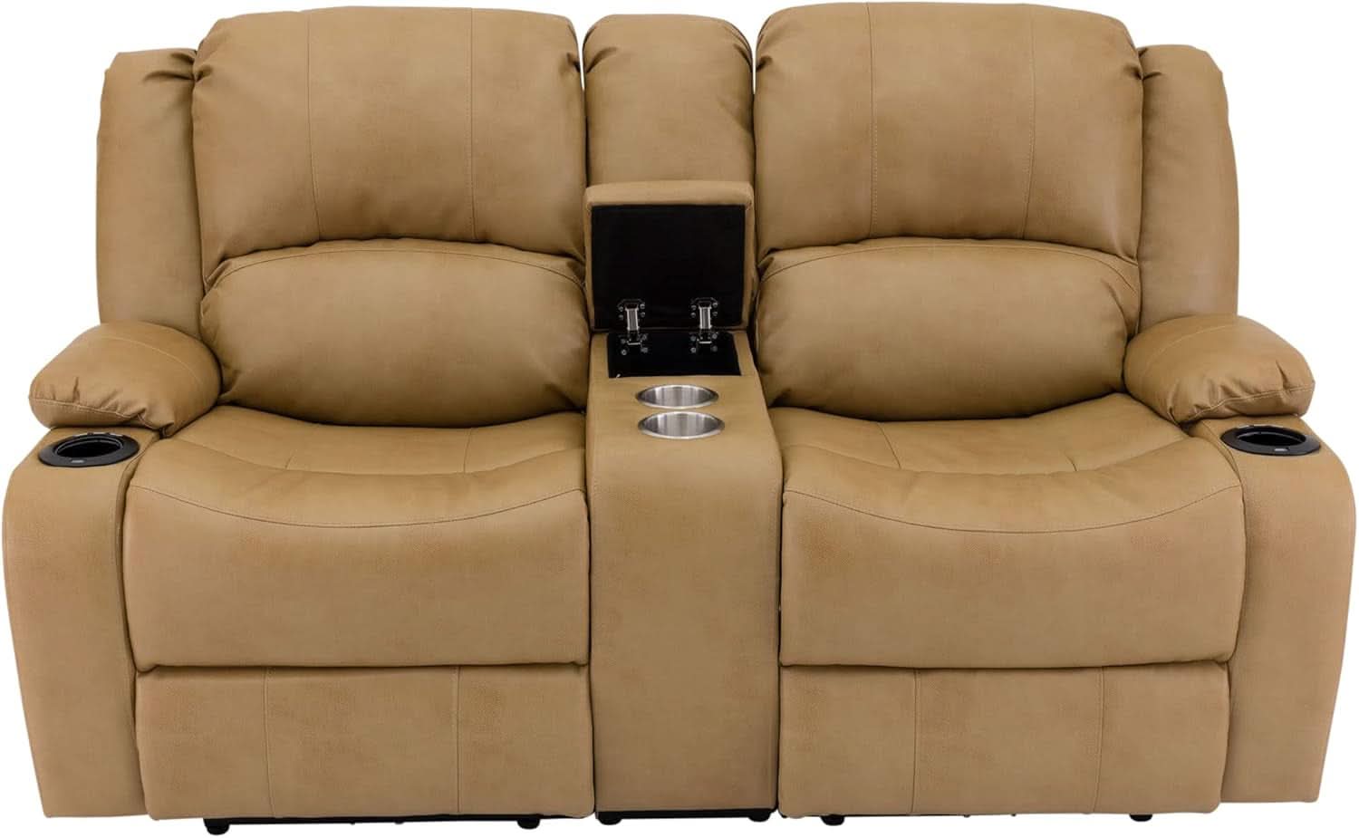 Charles 67 Inch Powered Double RV Wall Hugger Recliner Sofa
