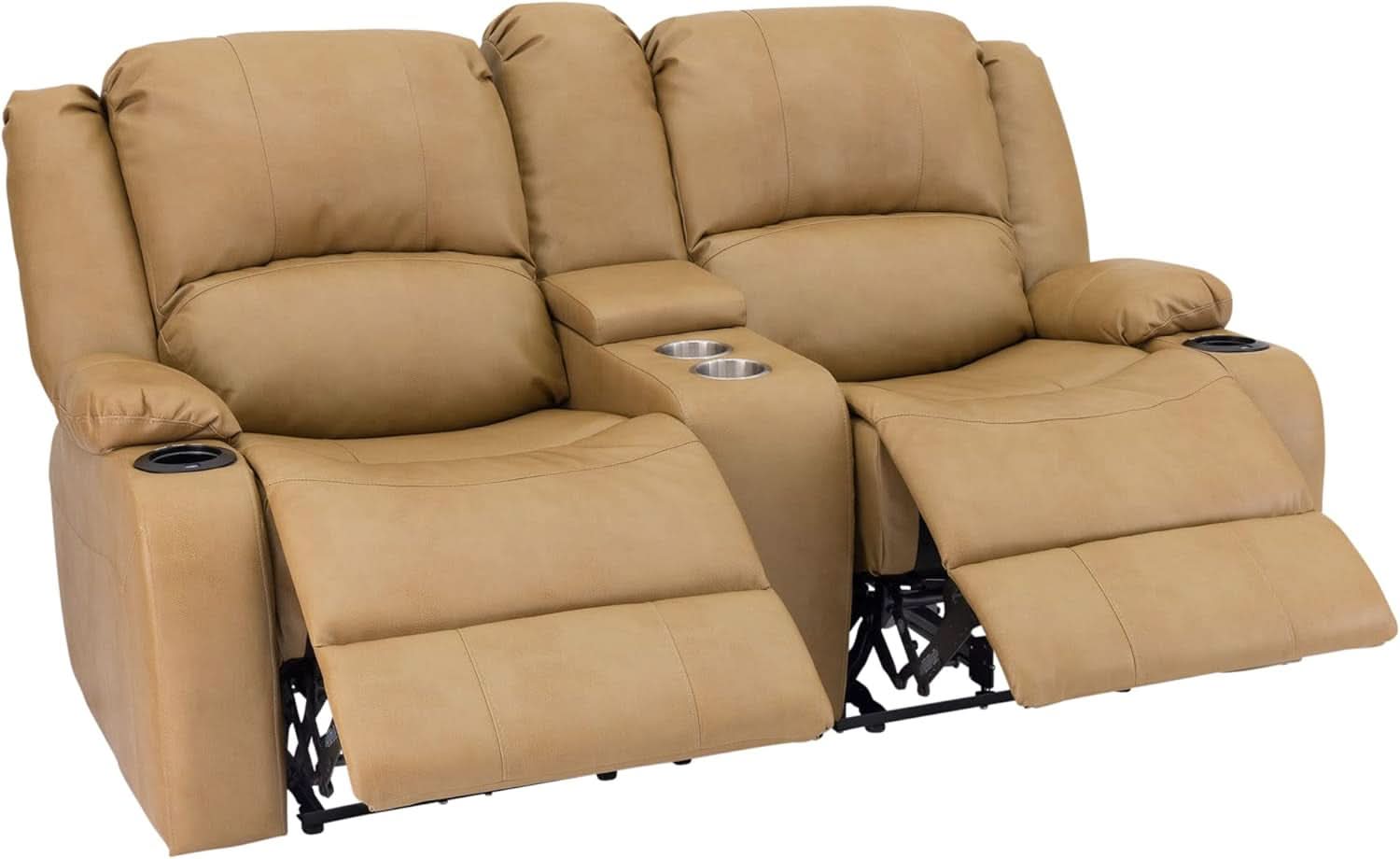 Charles 67 Inch Powered Double RV Wall Hugger Recliner Sofa