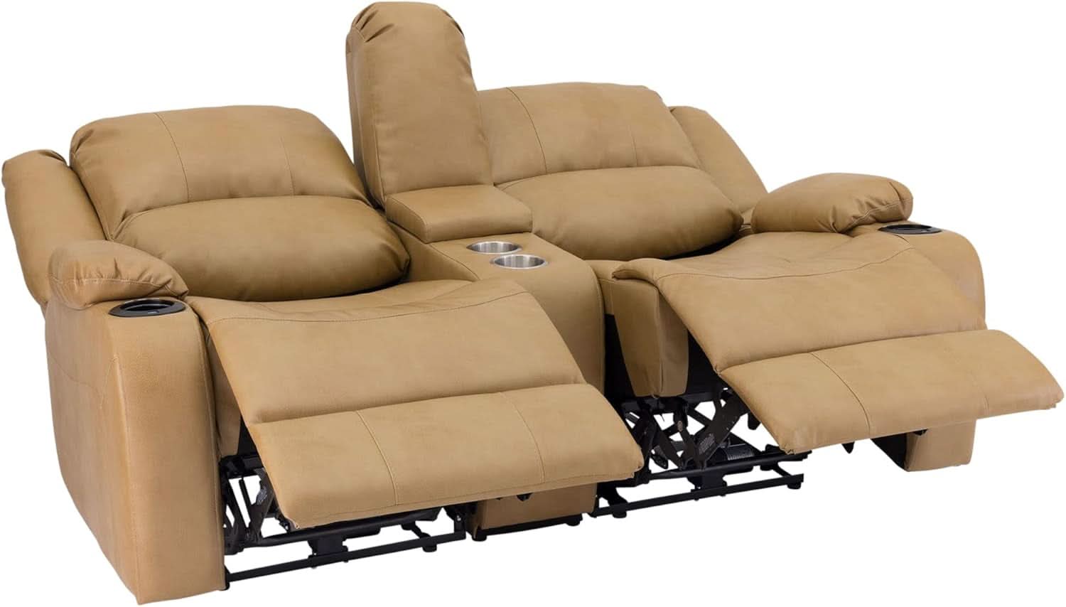 Charles 67 Inch Powered Double RV Wall Hugger Recliner Sofa