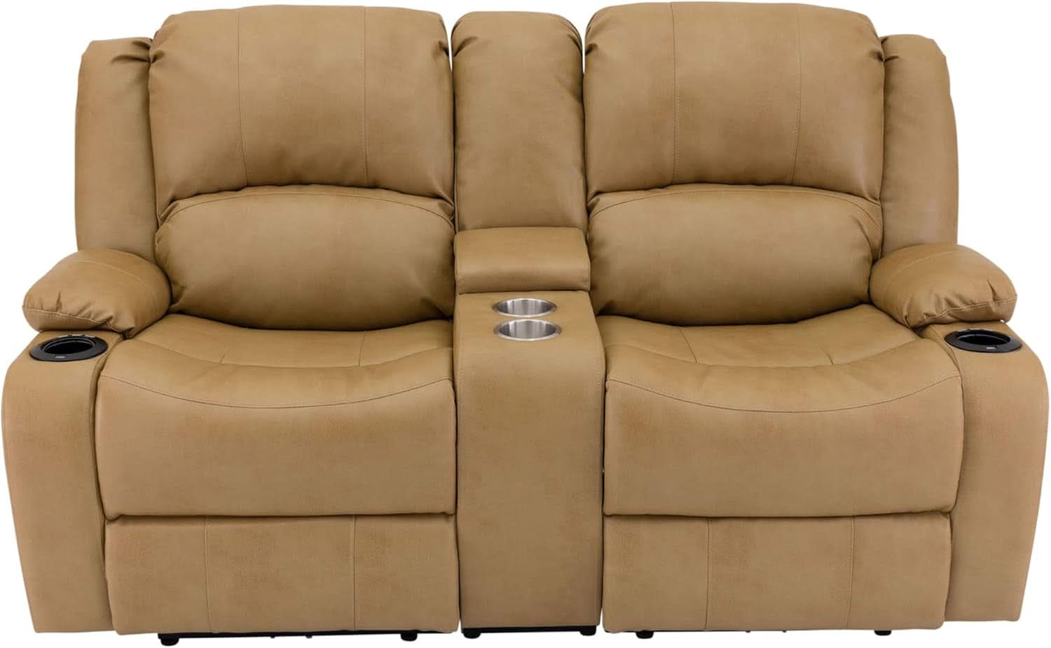 Charles 67 Inch Powered Double RV Wall Hugger Recliner Sofa