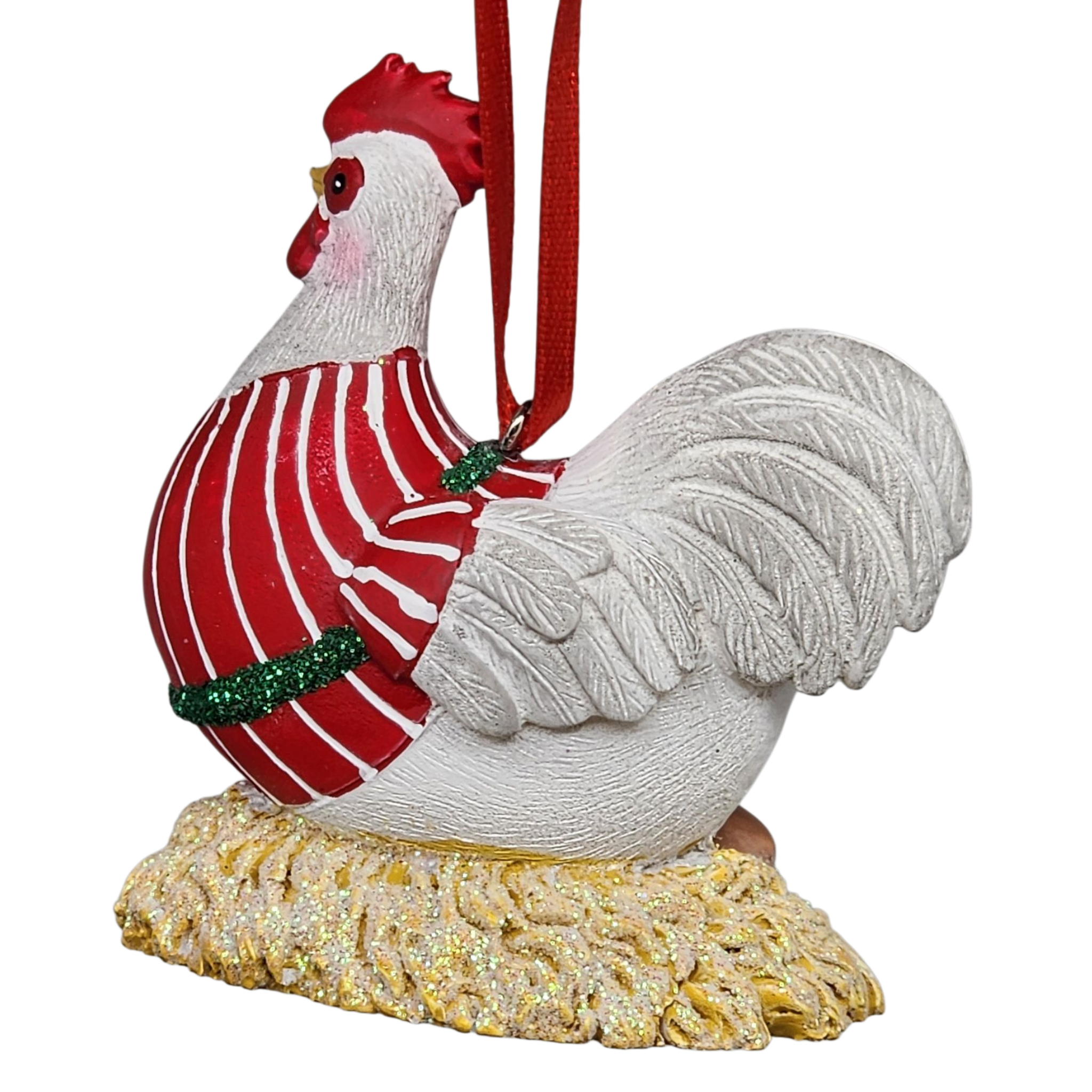 Charming Hen on Nest Ornament