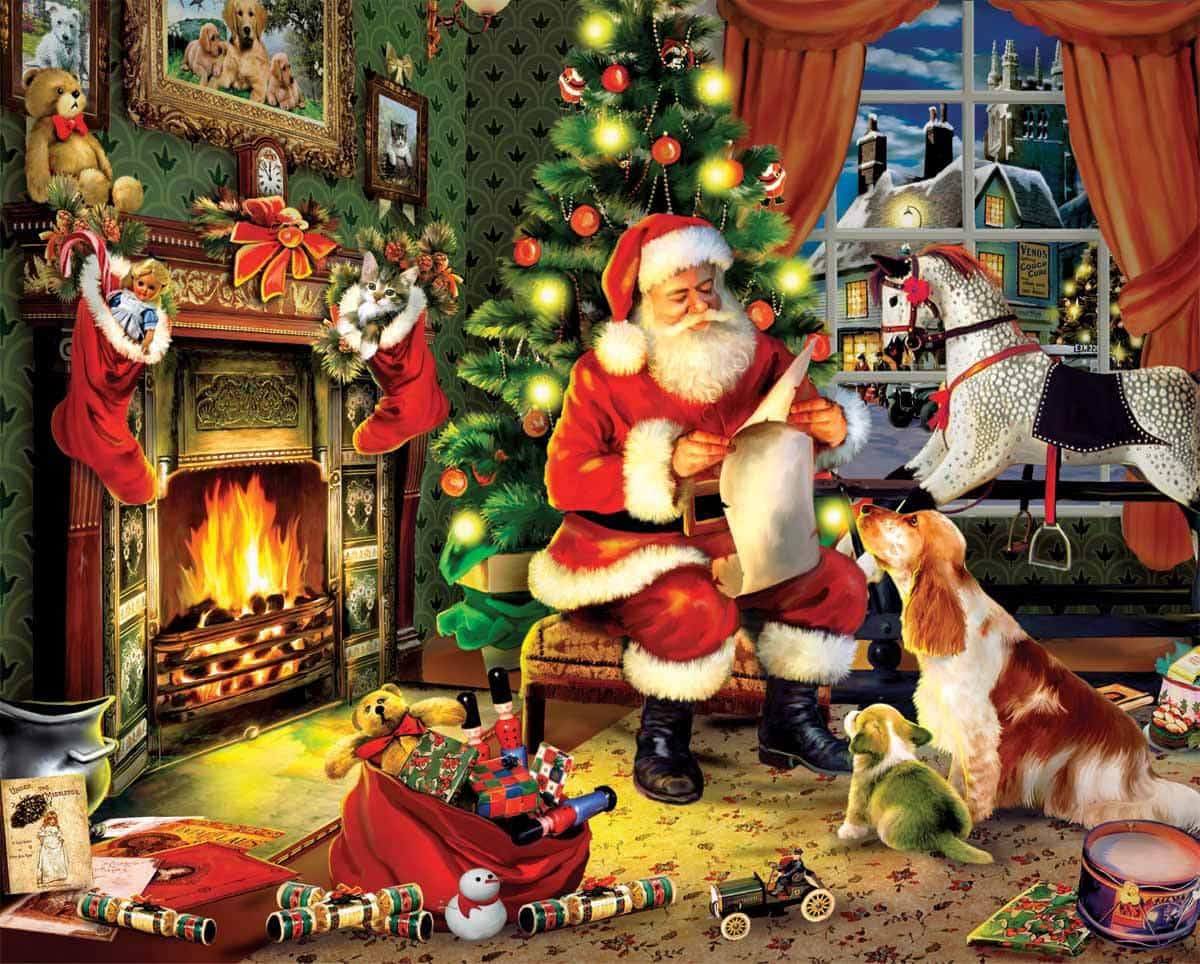 Checking It Twice Puzzle - 1000 Piece