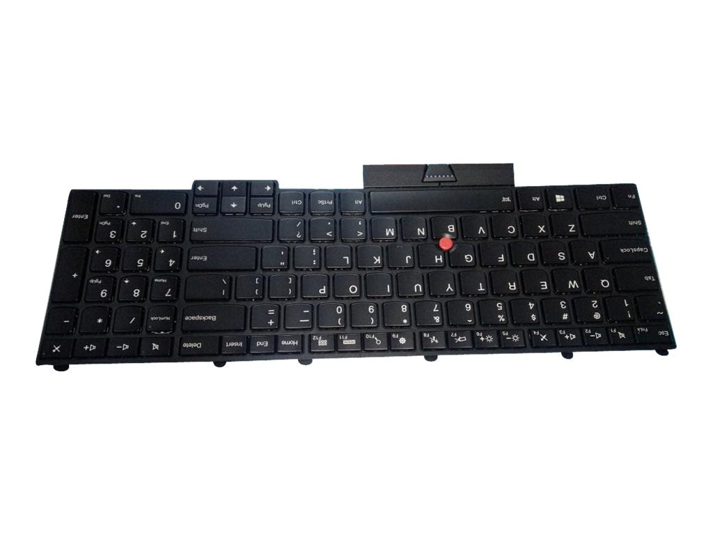 Chicony - Notebook replacement keyboard - with Trackpoint - backlit - QWERTY - US - FRU, CRU - Tier 2 - for ThinkPad