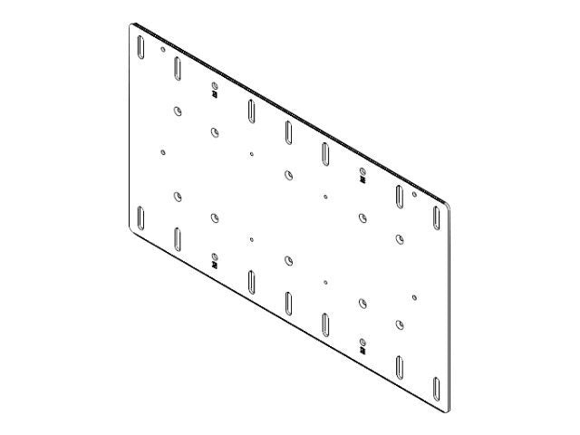 Chief JSBVB - Mounting component (interface plate) - for LCD display - black - screen size: 26-45" - for Kontour Series