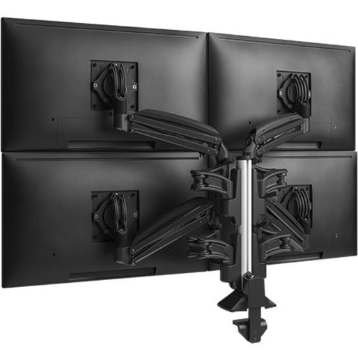 Chief Low-Profile Quad Display Monitor Arm - For Monitors 10-32" - Black