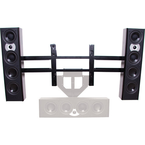 Chief Paclr2 Mounting Adapter For Speaker, Flat Panel Display - Black