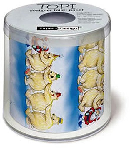 Christmas Design Toilet Paper Roll - Hearts