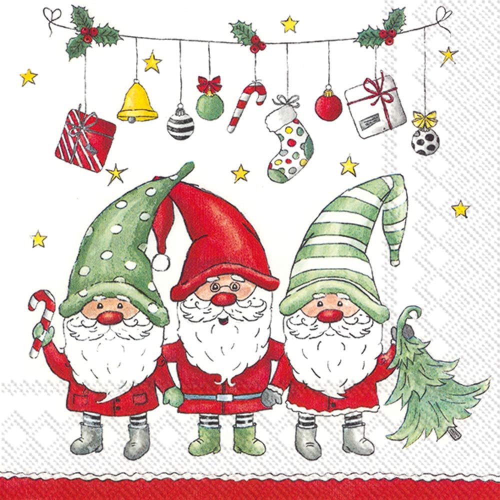 Christmas Good Fellows Cocktail Napkin