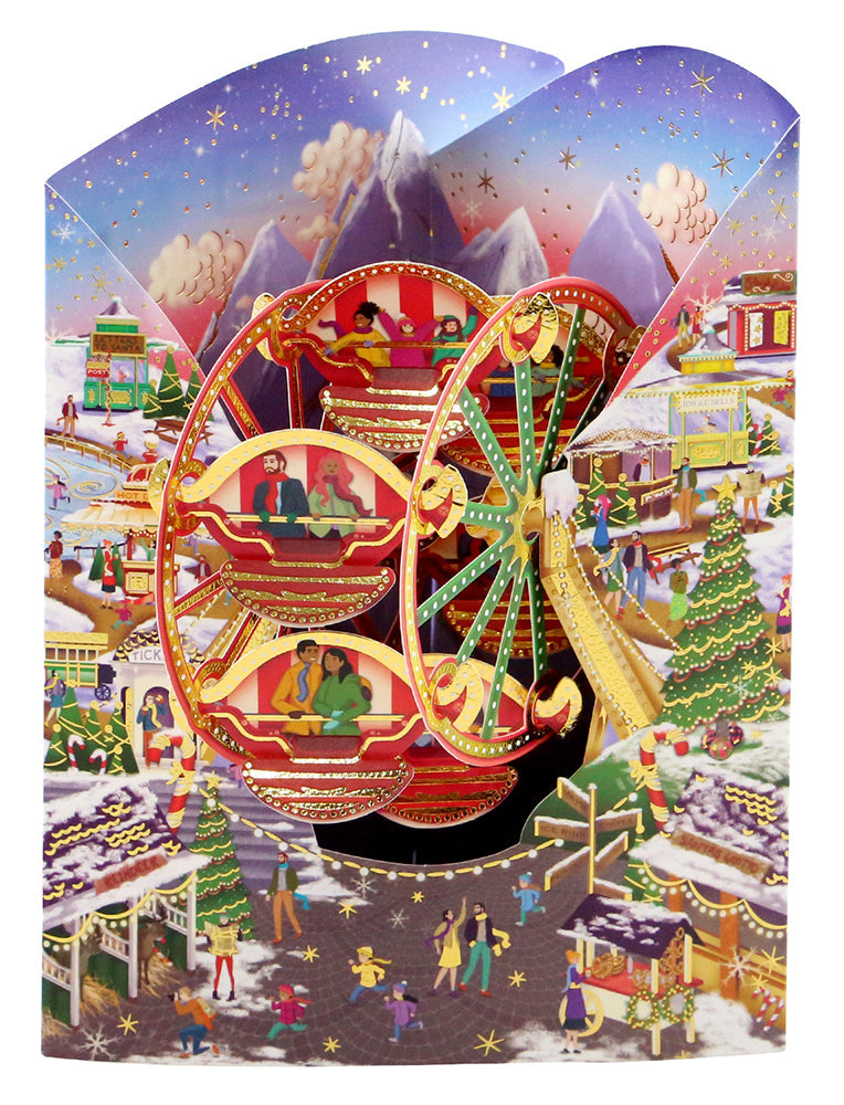 Christmas Market - Swing Card
