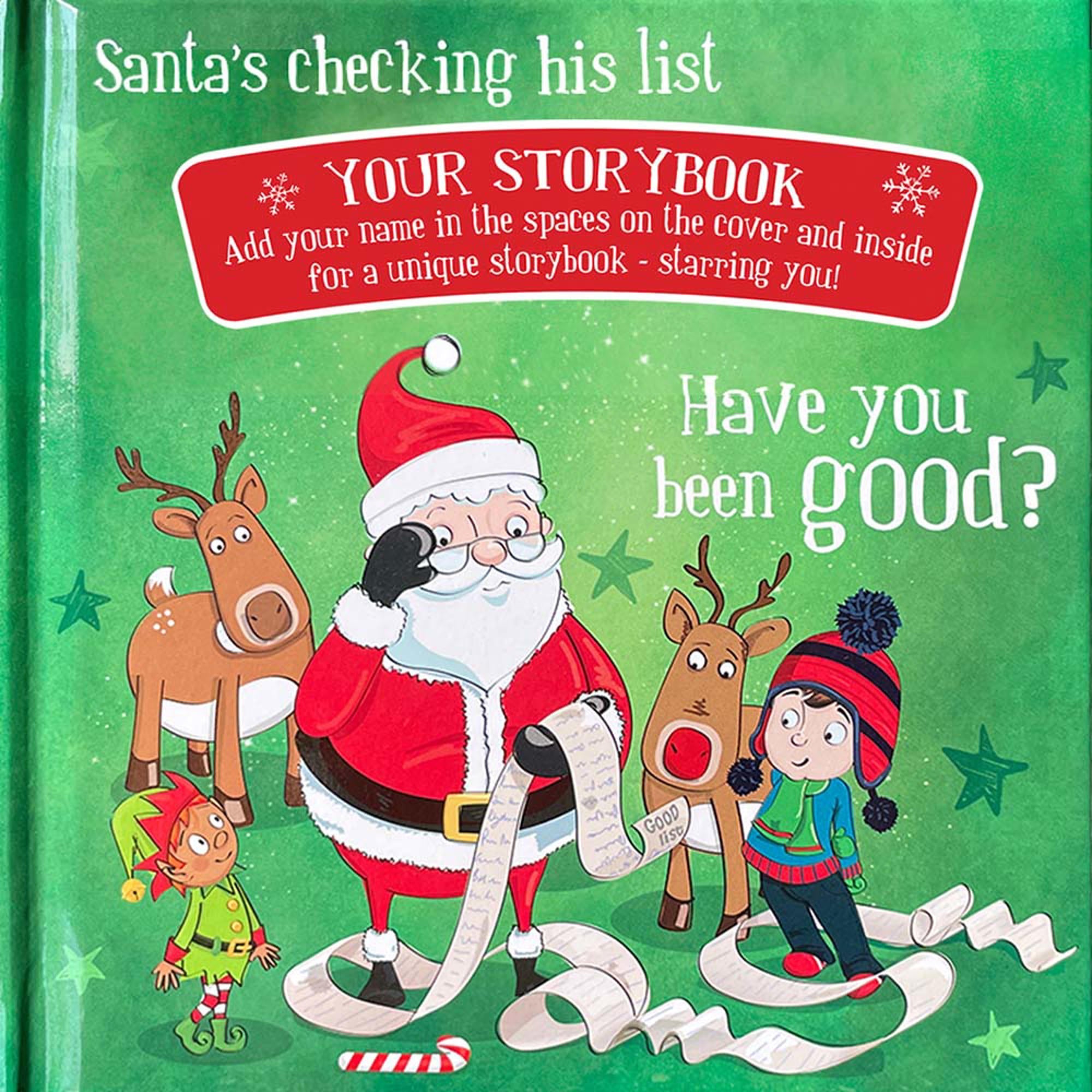 Christmas Storybook - Santa's List (Male)