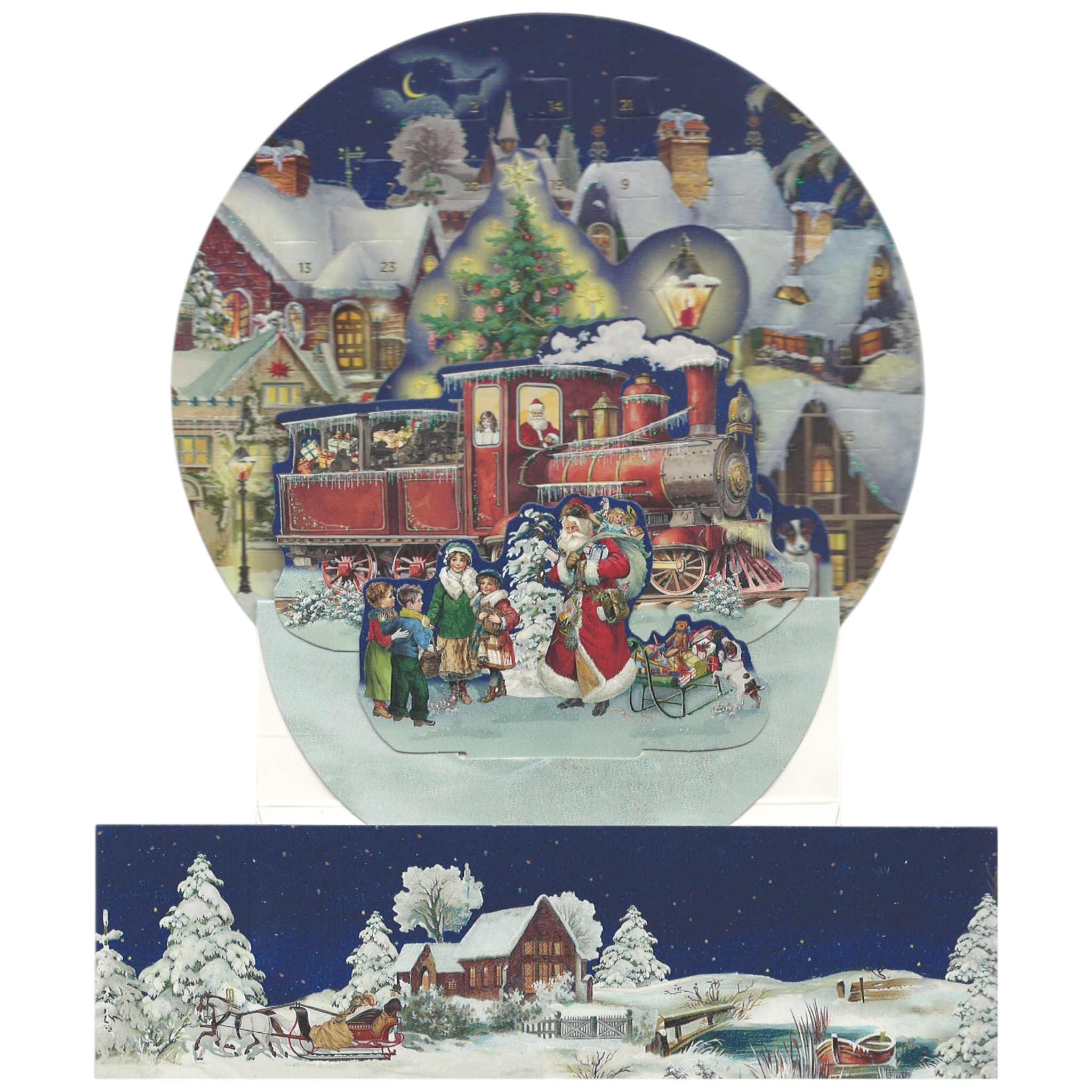 Christmas Train Pop-Up Advent Calendar