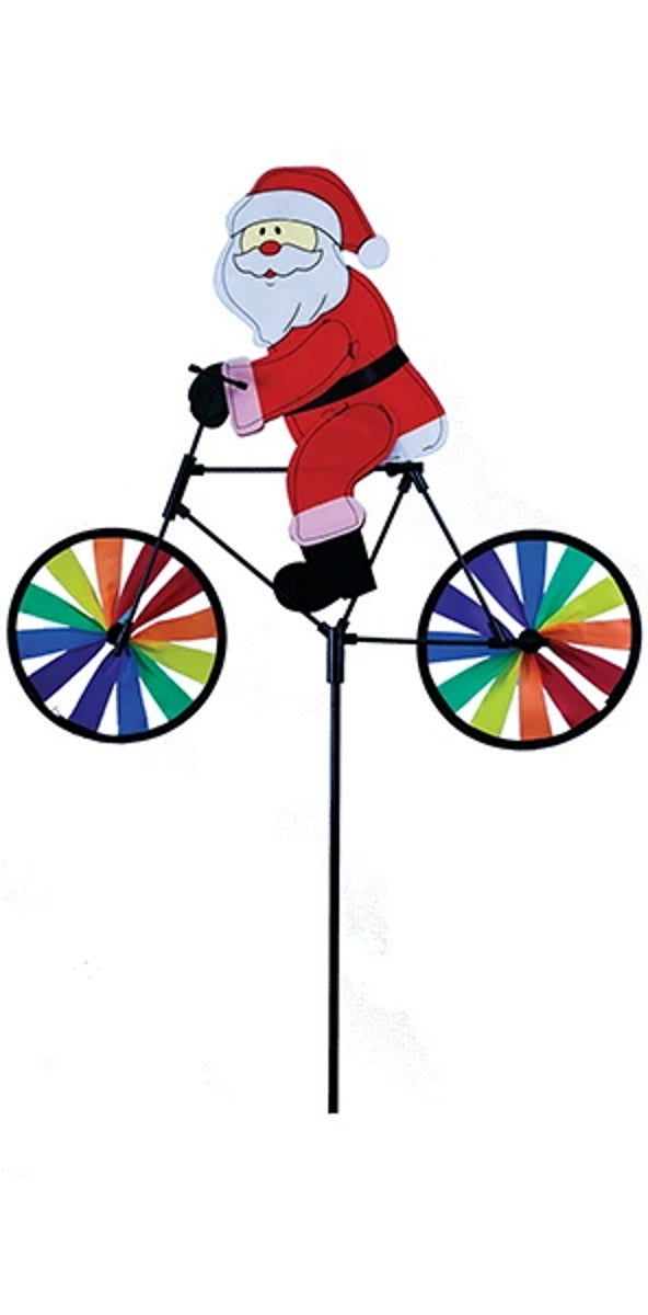 Christmas Yard Bike Spinner - Snowman