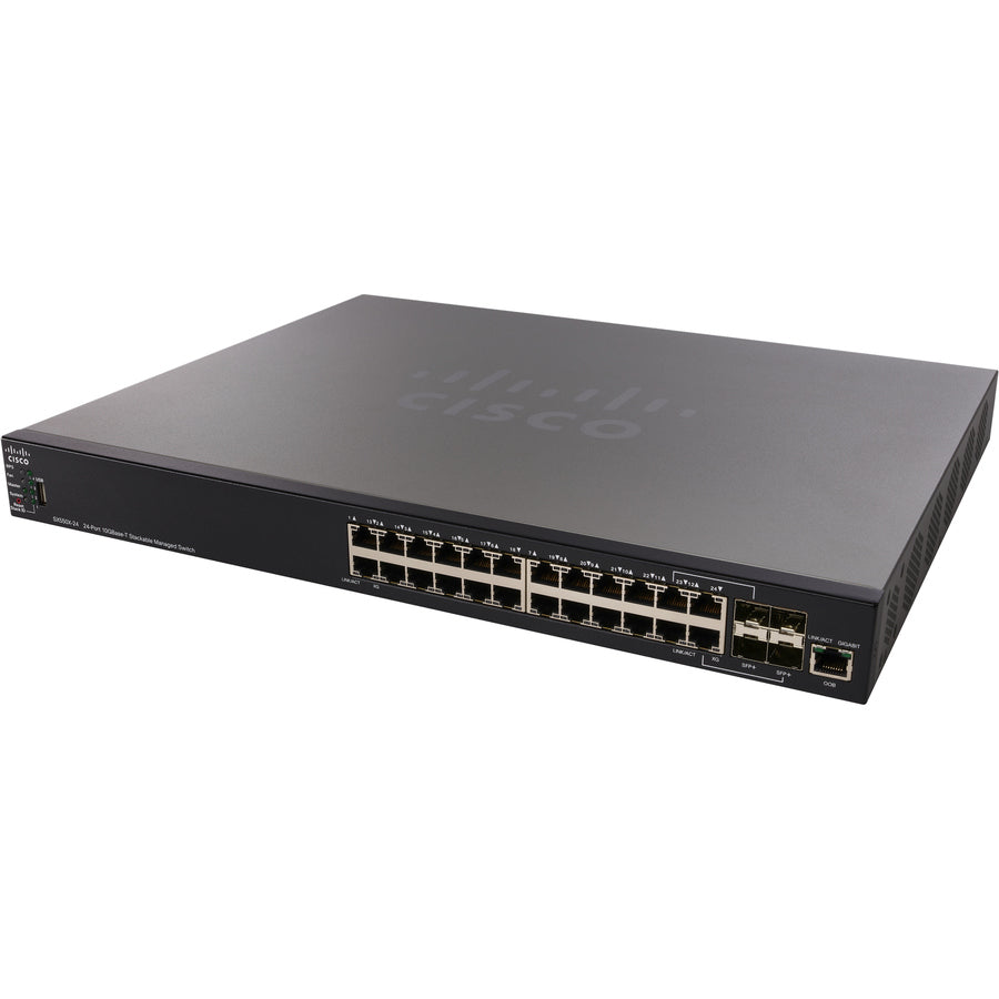Cisco 10 Gig Switch - SX550X-24 24-Port Stackable Managed | TecISoft SX550X-24-K9-NA