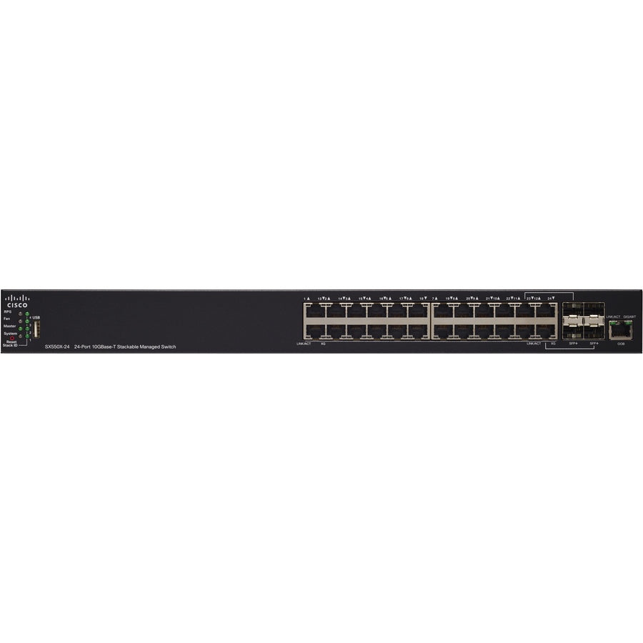 Cisco 10 Gig Switch - SX550X-24 24-Port Stackable Managed | TecISoft SX550X-24-K9-NA