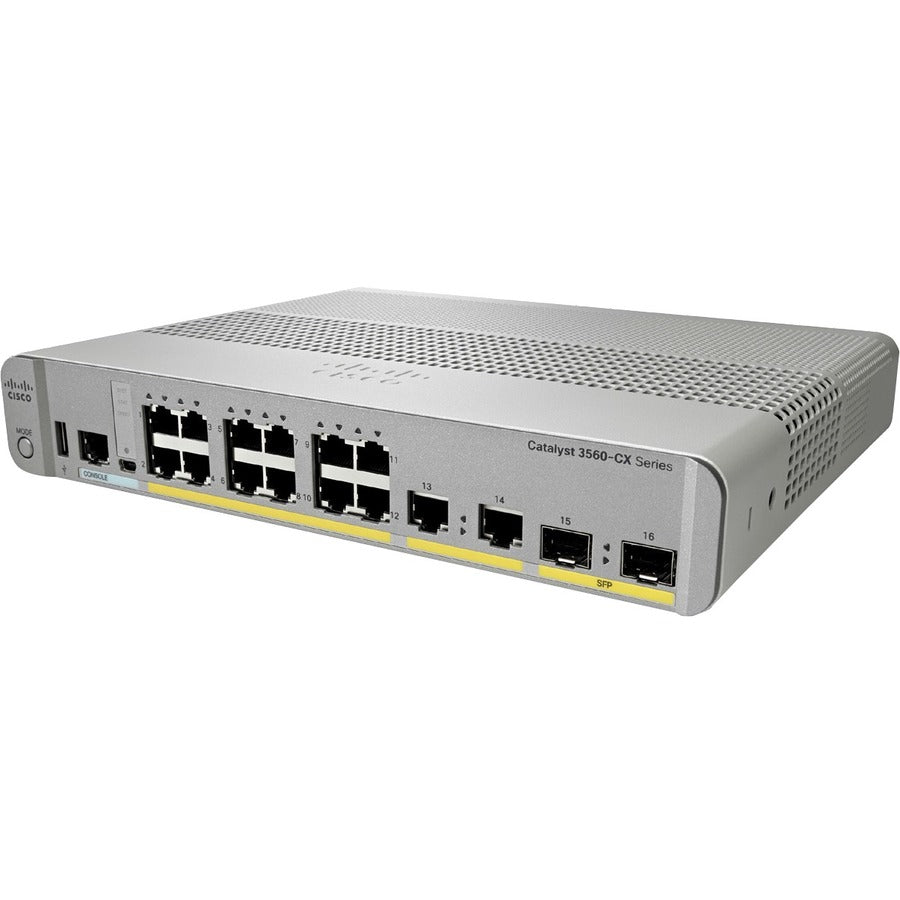 Cisco 3560CX-8TC-S Layer 3 Switch - 8 Ports - Manageable - 10/100/1000Base-T 1000Base-X -