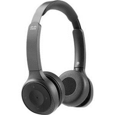Cisco 722 Wireless Dual-Ear Headset Bundle - Carbon Black