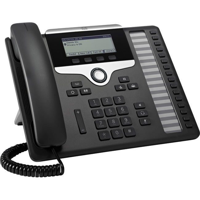 Cisco 7861 IP Phone - Corded - Wall Mountable, Desktop - Charcoal CP-7861-3PCC-K9=