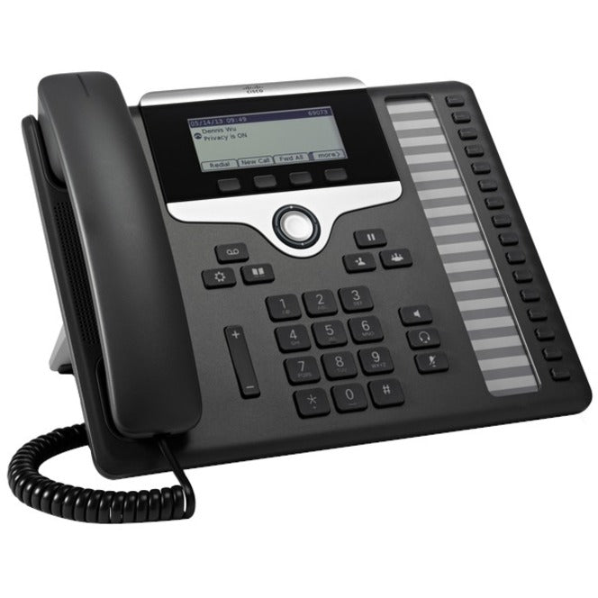 Cisco 7861 Ip Phone - Refurbished - Corded - Wall Mountable, Desktop - Charcoal