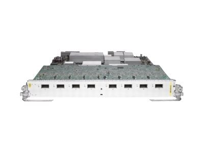 Cisco 80G Low Queue Line Rate Card - Expansion module - 10 GigE - 8 ports - refurbished - for ASR 9006, 9010