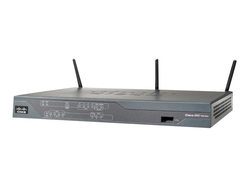 Cisco 881 Ethernet Security - Router - 4-port switch - refurbished