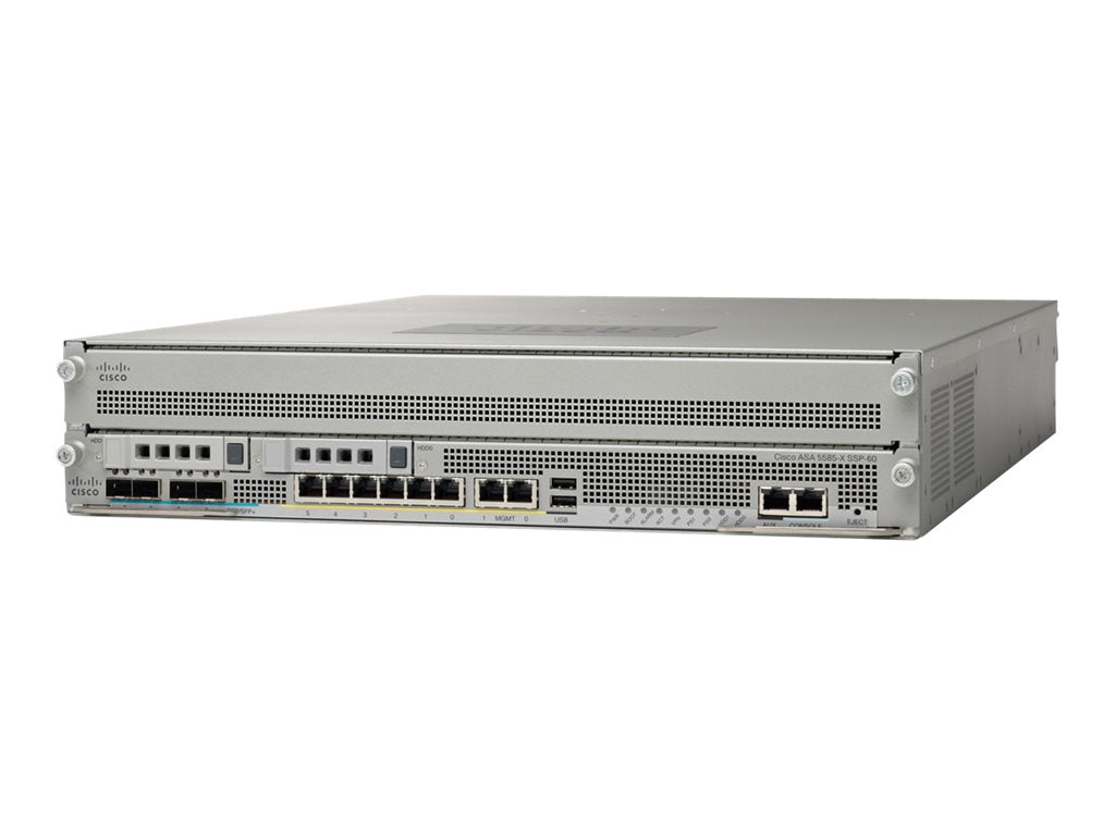 Cisco ASA 5585-X IPS Edition SSP-40 and IPS SSP-40 bundle - Security appliance - 10 GigE - 2U - refurbished -