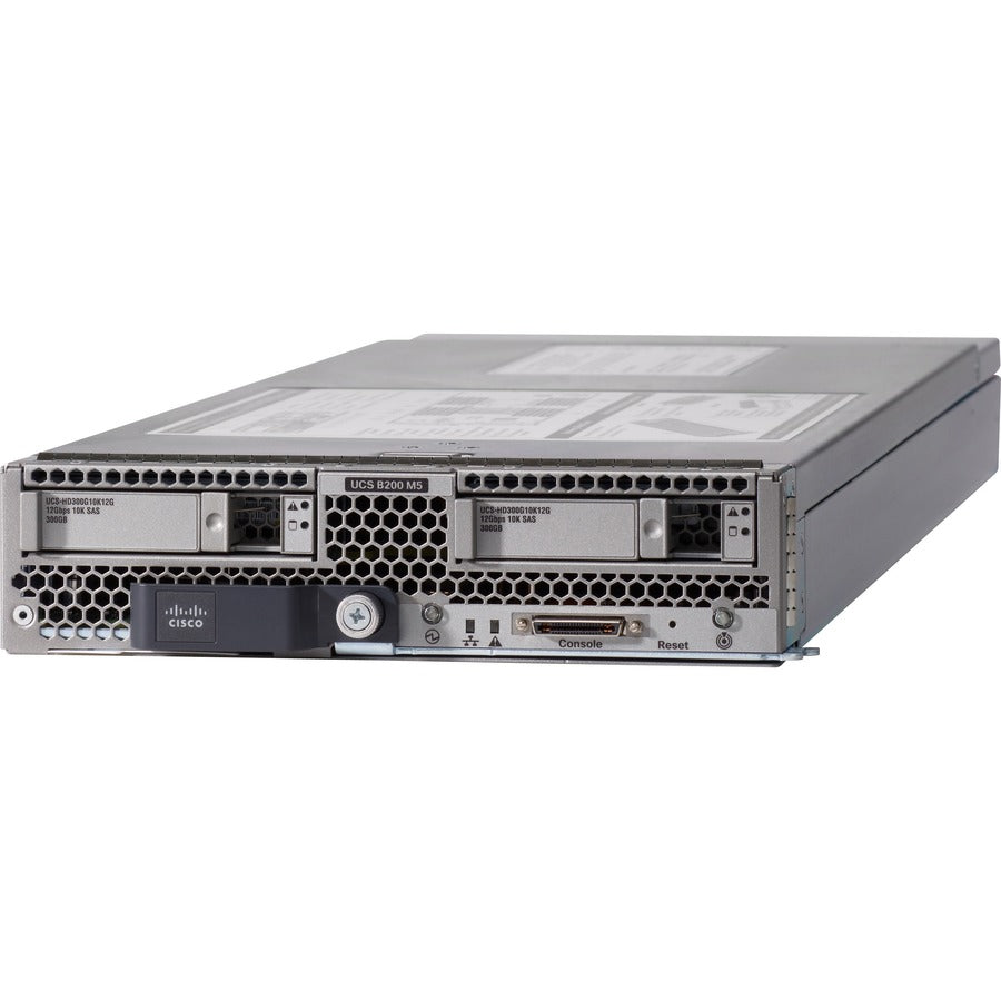 Cisco B200 M5 UCSB-B200M5-RSV1B Blade Server - 2 x Intel Xeon 6226R 2.80 GHz - 64 GB RAM - 240 GB SSD - (1 x 240GB) SSD Configuration - 12Gb/s SAS Controller TR-B200M5-RSV1B