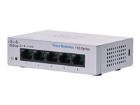 Cisco Business 110 CBS110-5T-D Ethernet Switch - 5 Ports - Gigabit Ethernet - 10/100/1000B