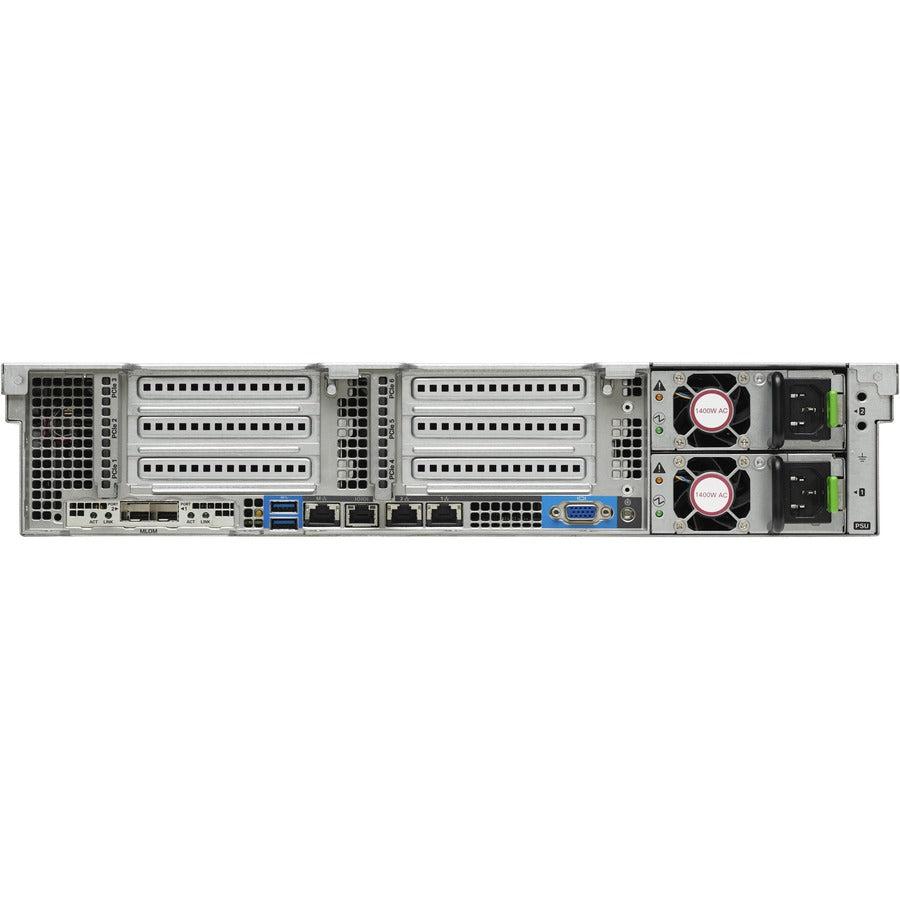 Cisco C240 M4 2U Rack Server - 2 x Intel Xeon E5-2643 v3 3.40 GHz - 256 GB RAM - 12Gb/s SAS, Serial ATA Controller