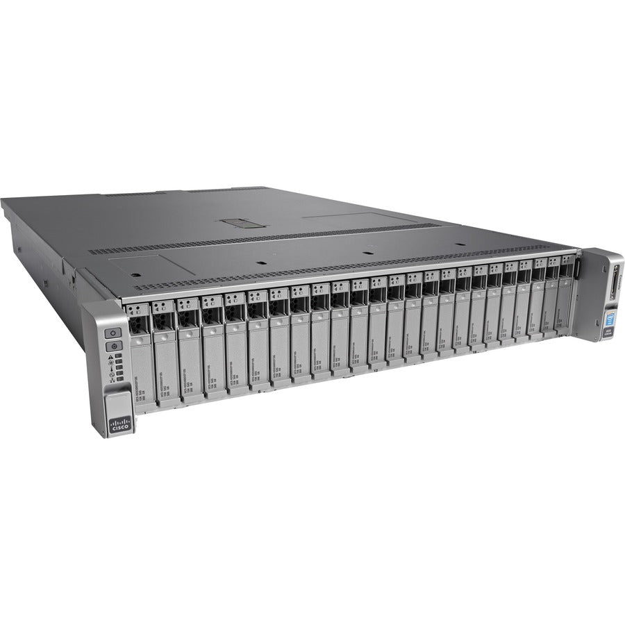 Cisco C240 M4 2U Rack Server - Intel Xeon E5-2670 v3 2.30 GHz - 128 GB RAM - 12Gb/s SAS, Serial ATA Controller