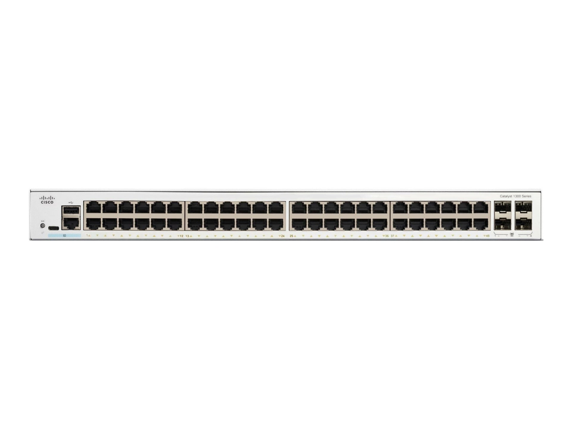 Cisco Catalyst 1300 48-Port GE Switch with 4x1G SFP Uplinks for Enterprises