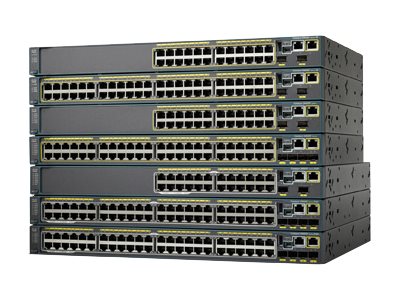 Cisco Catalyst 2960S-F24TS-L - Switch - managed - 24 x 10/100 + 2 x SFP - desktop, rack-mountable - refurbished