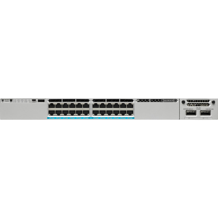 Cisco Catalyst WS-C3850-24XU Layer 3 Switch - Enterprise Network Infrastructure | Tecisoft WS-C3850-24XU-L-RF