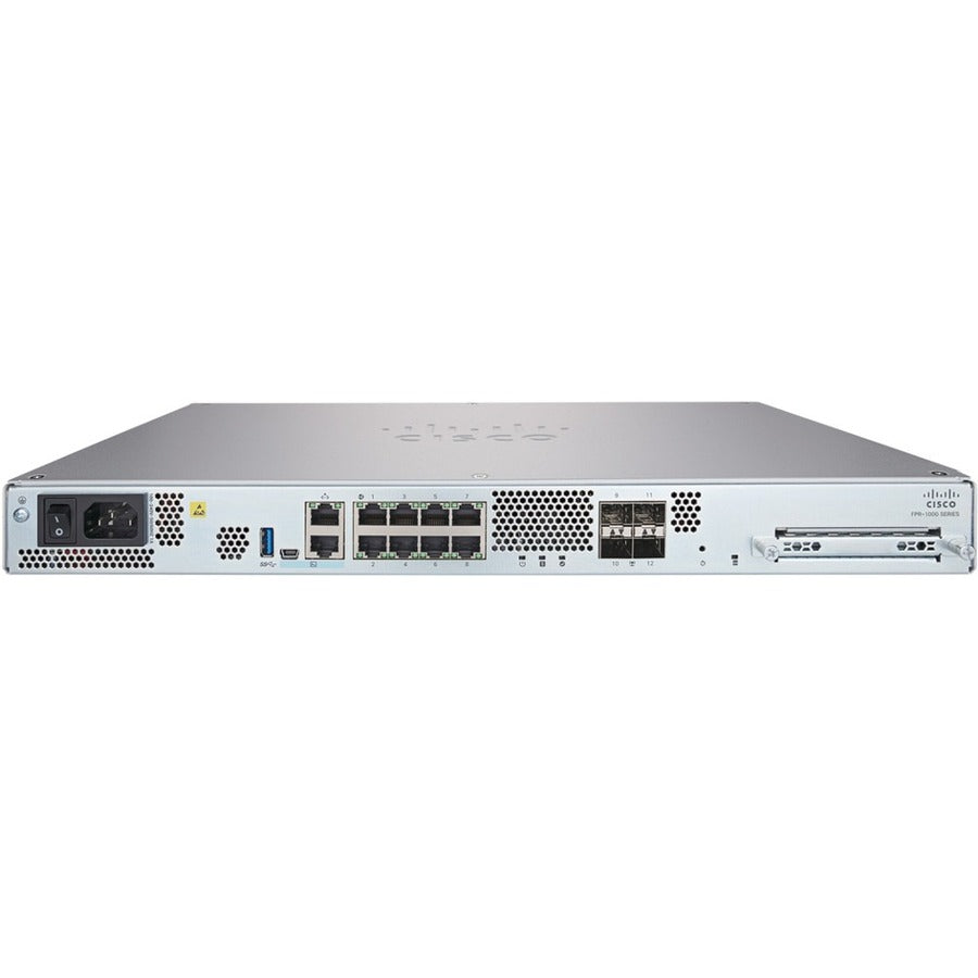 Cisco Firepower 1140 Network Security/Firewall Appliance - 8 Port - 1000Base-T,