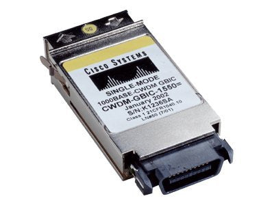 Cisco - GBIC transceiver module - GigE - 1000Base-CWDM - SC/PC single-mode - 1550 nm - refurbished - for Network