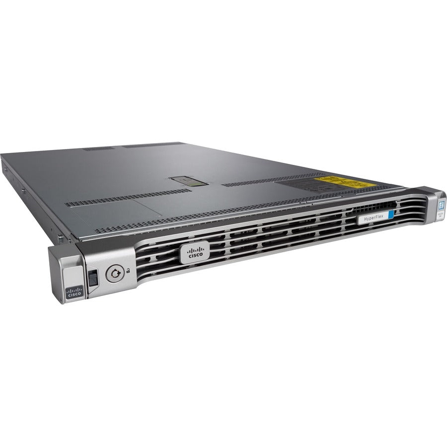 Cisco HyperFlex HX220c M4 1U Rack Server - 1 x Intel Xeon E5-2630 v4 2.20 GHz - 128 GB RAM - 12Gb/s SAS Controller HX-SP-220M4-BR1