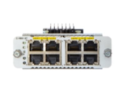 Cisco NIM 8-Port 1G RJ45 Switch Module for Reliable Networking