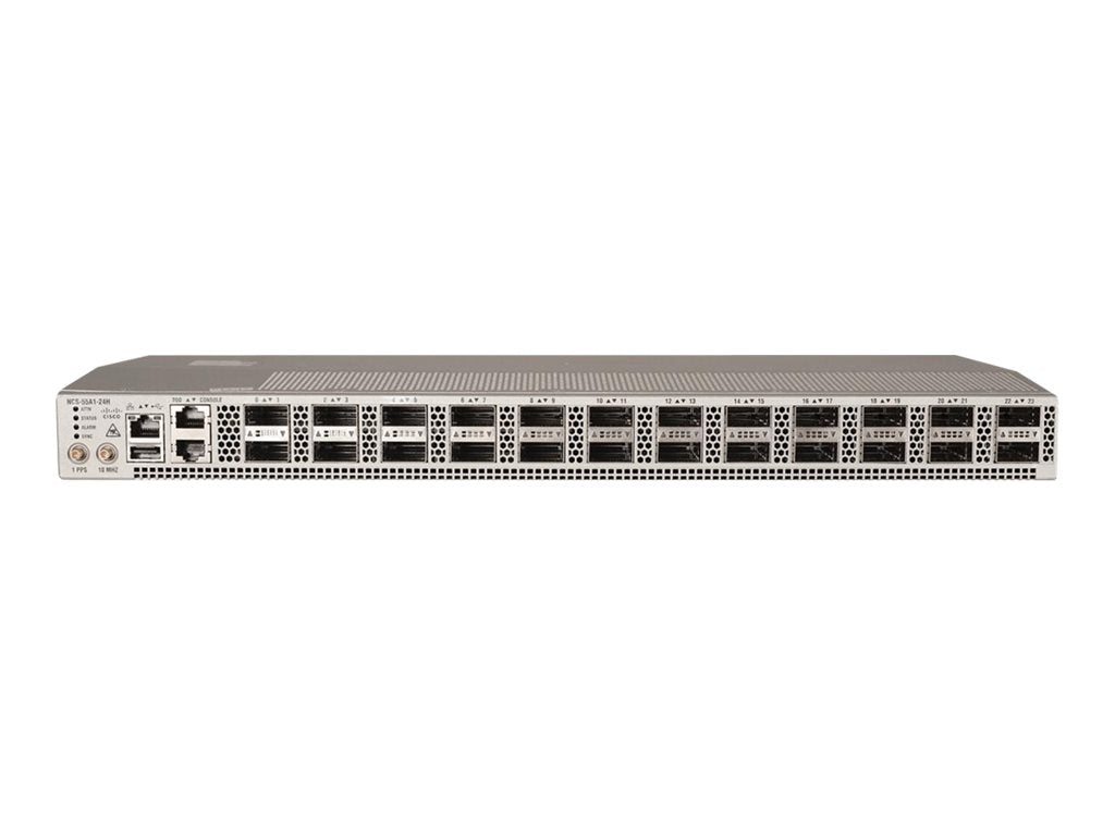 Cisco Network Convergence System 55A1 - Router 100GbE, 25GbE - rack-mountable - Flexible Consumption Model NCS-55A1-24Q6-SYS=