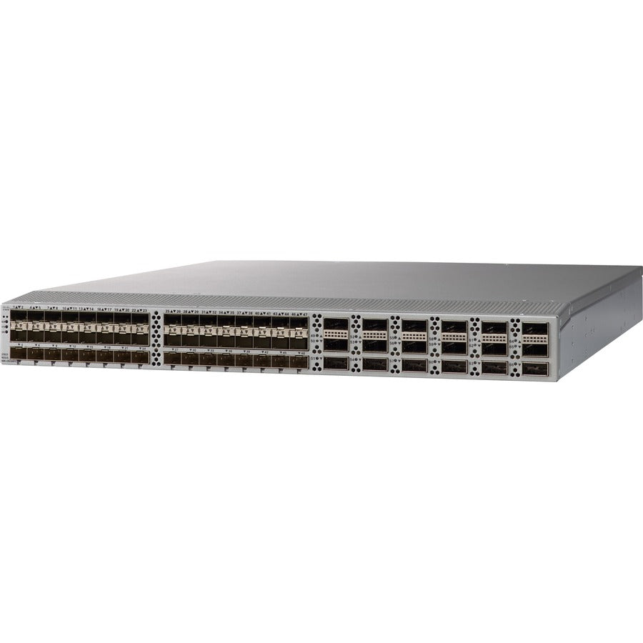Cisco Nexus 9200 with 48p 10/25 Gbps and 18p 100G QSFP28 - 48 Ports - Manageable - 25