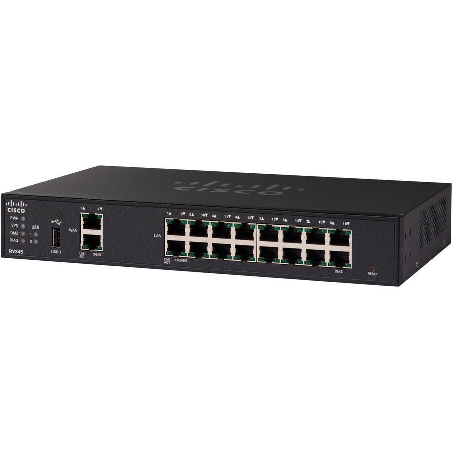 Cisco Rv345 Wired Router Gigabit Ethernet Black