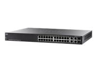 Cisco Small Business SG300-28MP - Switch - L3 - managed - 24 x 10/100/1000 (PoE+) + 2 x 10/100/1000 + 2 x combo Gigabit
