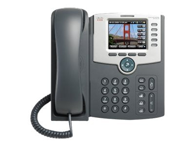 Cisco Small Business SPA 525G2 - VoIP phone - IEEE 802.11g (Wi-Fi) - 3-way call capability - SIP, SIP v2, SPCP - 5 lines